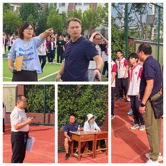 临沂第八中学开展八年级体育训练巡礼活动