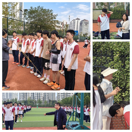 临沂第八中学开展八年级体育训练巡礼活动(图3)