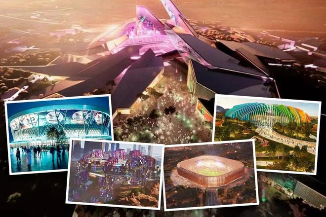 沙特空中体育馆曝光350米高的楼顶球场基建完胜欧洲五大联赛(图3)