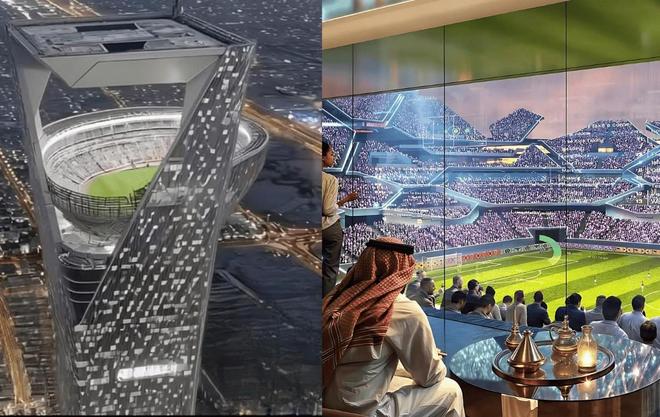 沙特空中体育馆曝光350米高的楼顶球场基建完胜欧洲五大联赛(图5)