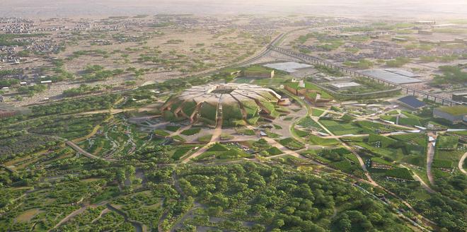 沙特空中体育馆曝光350米高的楼顶球场基建完胜欧洲五大联赛(图8)