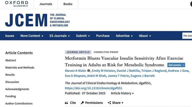 新研究：长期吃二甲双胍会降低运动降糖效果！要不要停药？(图2)