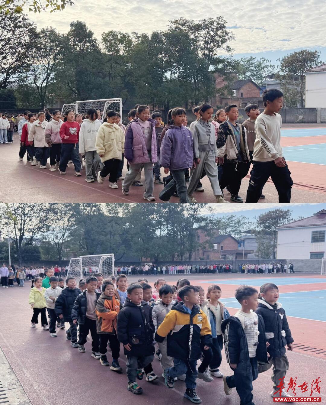 宜章县迎春镇中心小学：冬日暖阳跃动童心 运动赛场绽放笑容