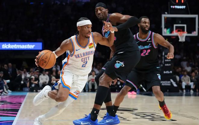 星空体育助力阿德巴约逆天发挥！热火力克雷霆引热议(图1)