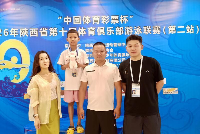 陕西省第十届体育俱乐部游泳联赛（第二站）在西安开赛(图4)
