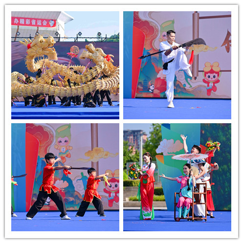 锦绣天府展体育荣光非遗薪火赴省运之约——四川省第十五届运动会“两展一活动”亮相广安(图4)
